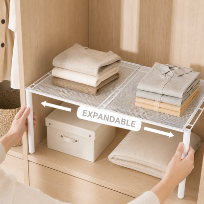 Smart Expandable Divider for Wardrobes, Closets & Cabinets