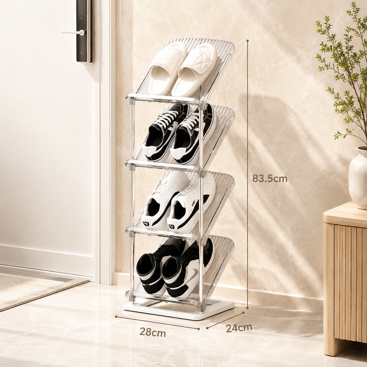 Evcve Elegant Multi-Tier Outdoor Shoe and Utility Rack
